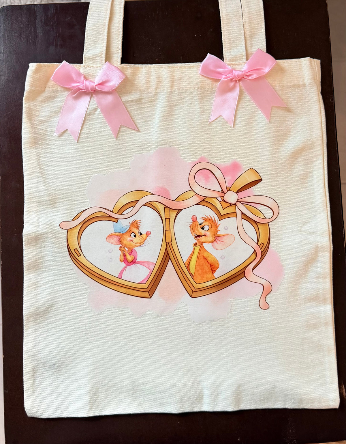 Pearl and Jaq Mice Tote Bag