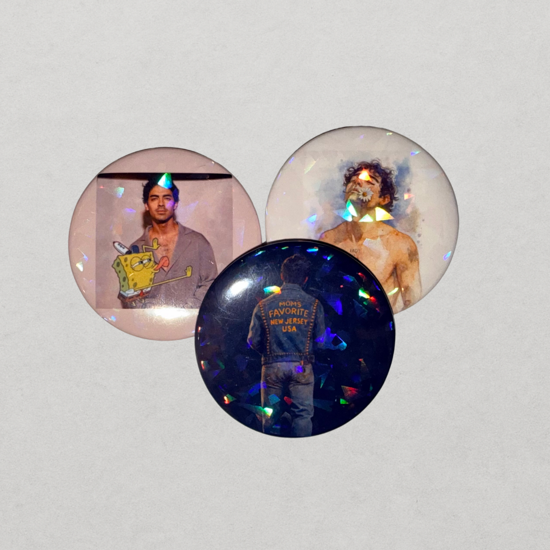 PRE-SALE! Joe Jonas iconic moments button trio