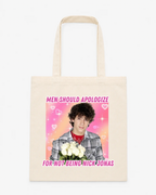 Men Should Apologize Tote Bag