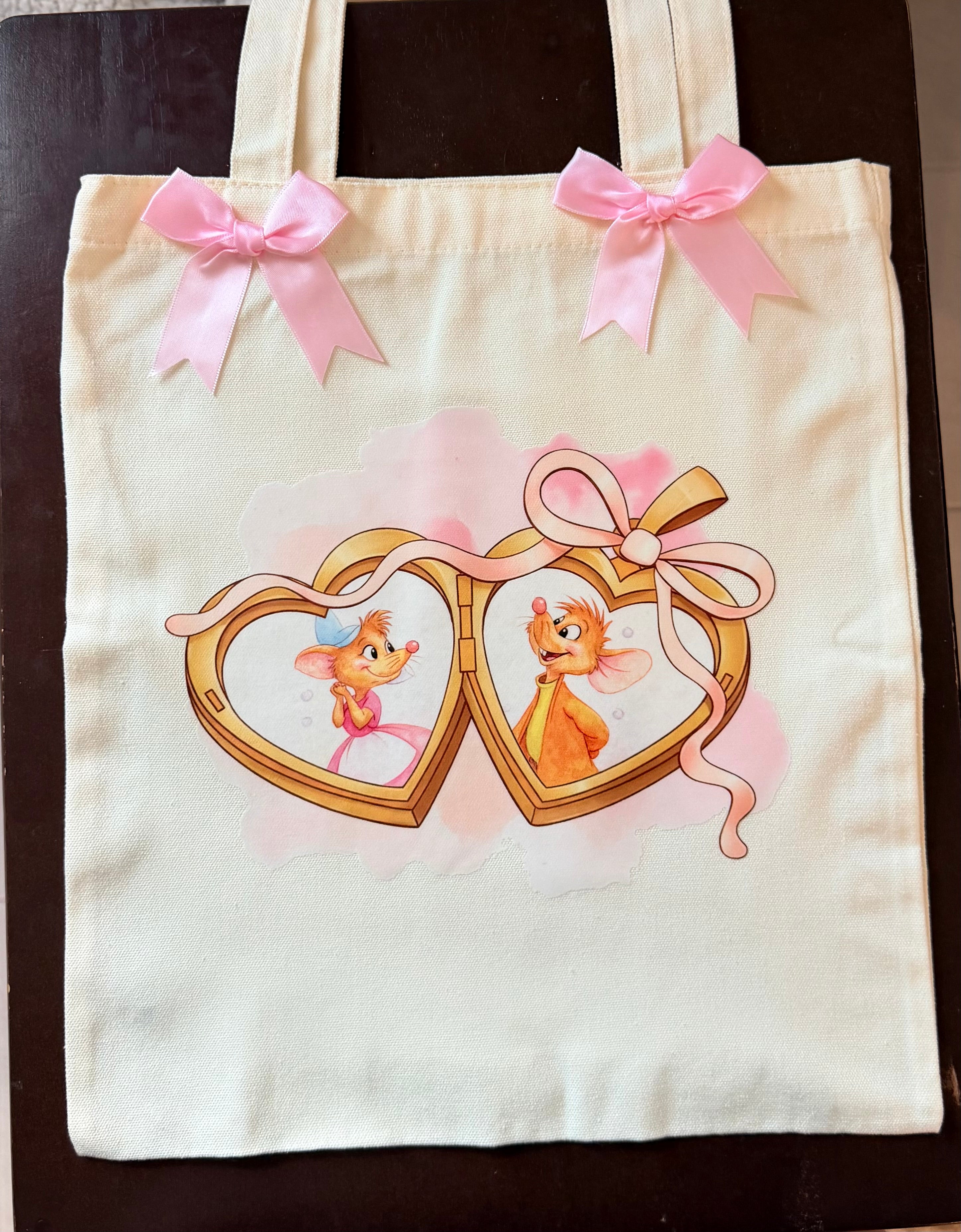 Pearl and Jaq Mice Tote Bag