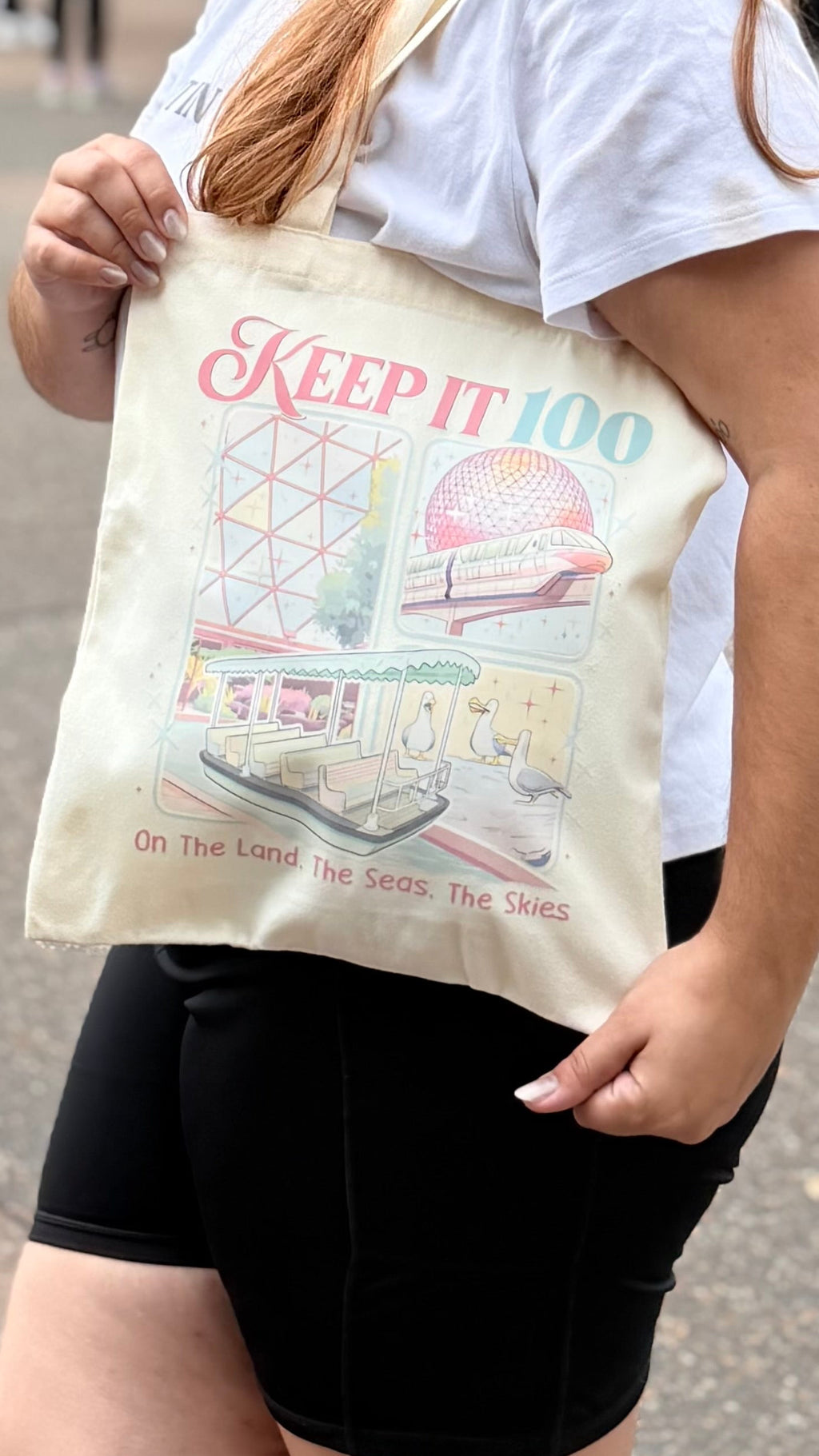 Keep It 100 EPCOT Tote Bag