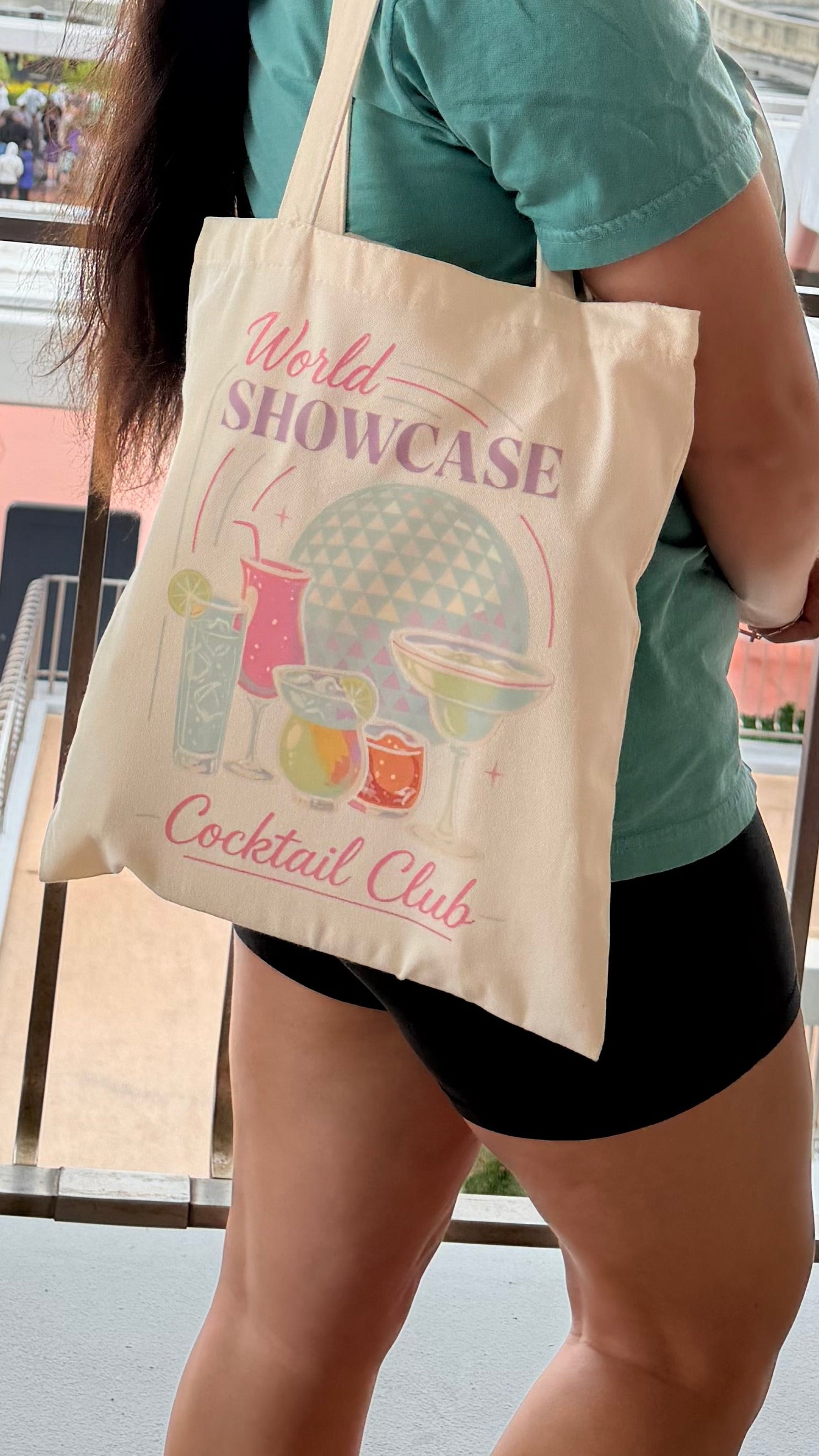 World Showcase Cocktail Club Tote Bag