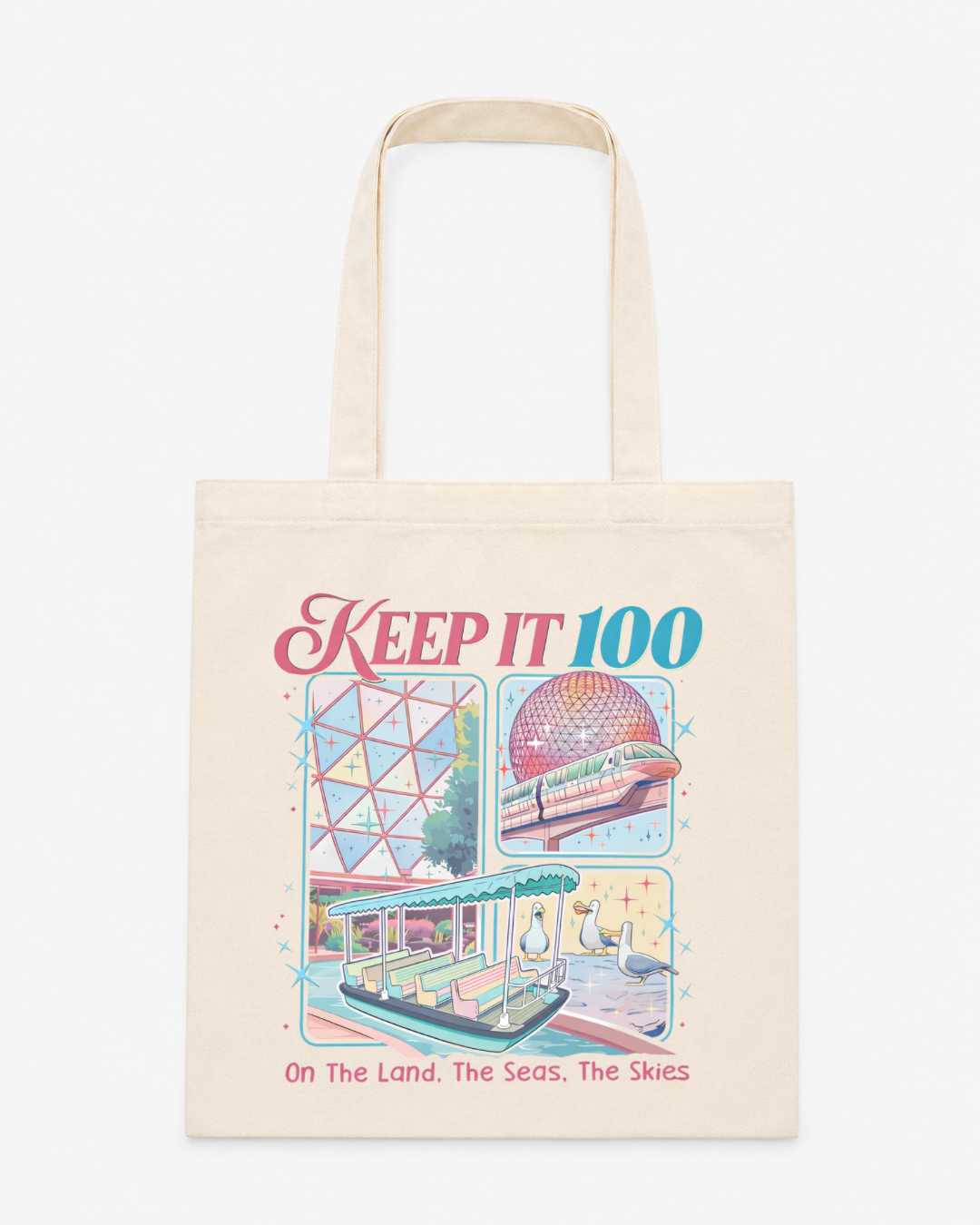 Keep It 100 EPCOT Tote Bag