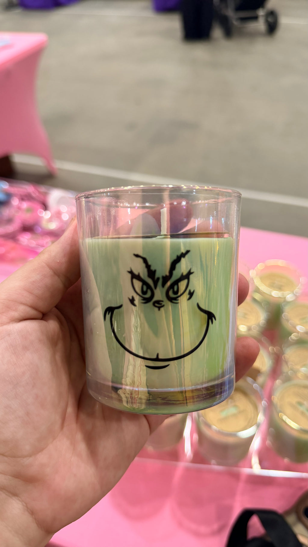 You’re a Mean One Peppermint Candle