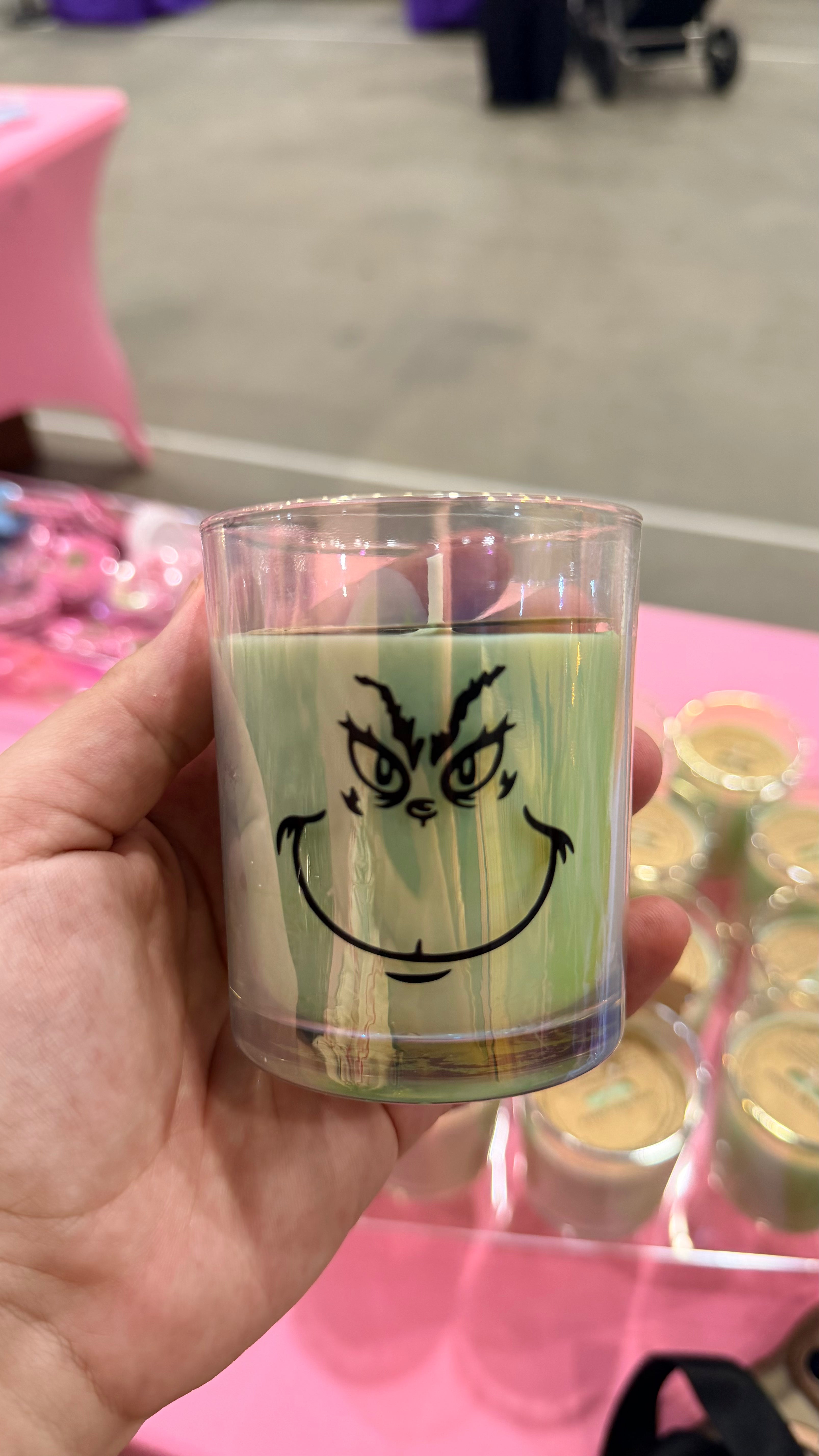 You’re a Mean One Peppermint Candle