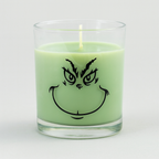 You’re a Mean One Peppermint Candle