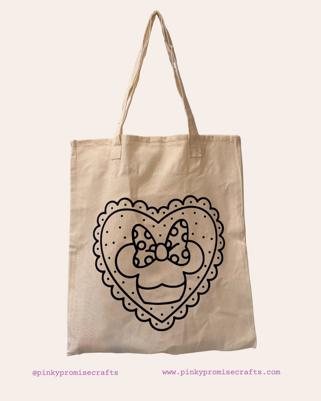 Mrs Mouse – Paint Your Own Tote Bag 👜